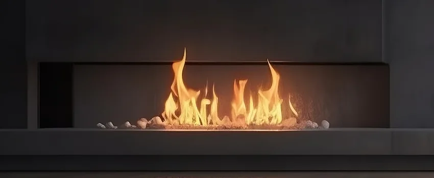 B-Vent Gas Fireplace Installation in Coram, NY