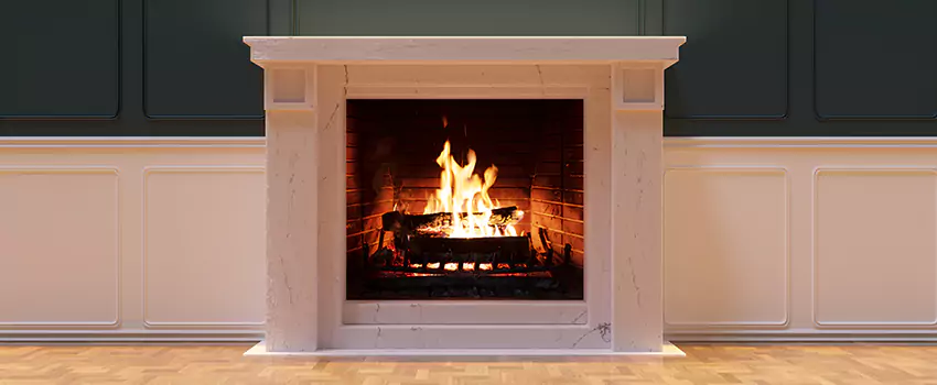 Open Flame Wood-Burning Fireplace Installation Services in Coram, New York