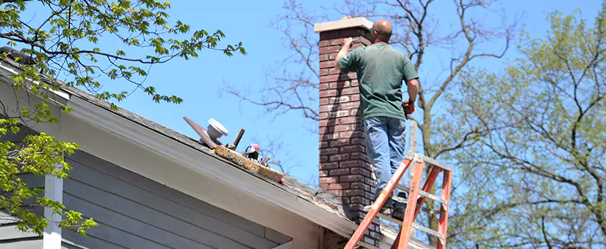 Vinyl and PVC Chimney Flashing Installation in Coram, NY