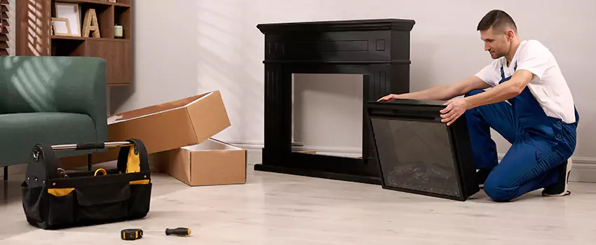Old Rusted Metal Fireplace Repair And Replacement in Coram, NY